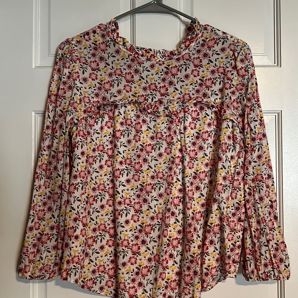 Loft pretty floral blouse